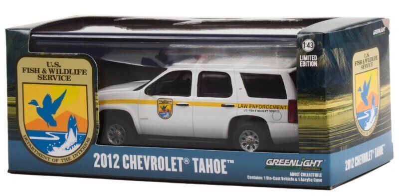 Chevrolet Tahoe U.S.Fish & Wildlife Service Law Enforcement 1:43 Greenlight