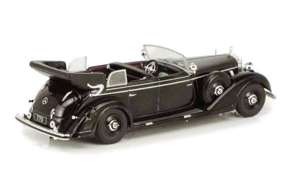 Mercedes-Benz 770K Cabriolet 1938-1943 black 1:43 Ixo Models