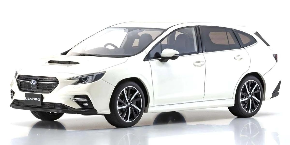 Subaru Levorg GT-H EX SW Station Wagon 2022 white 1:18 Kyosho