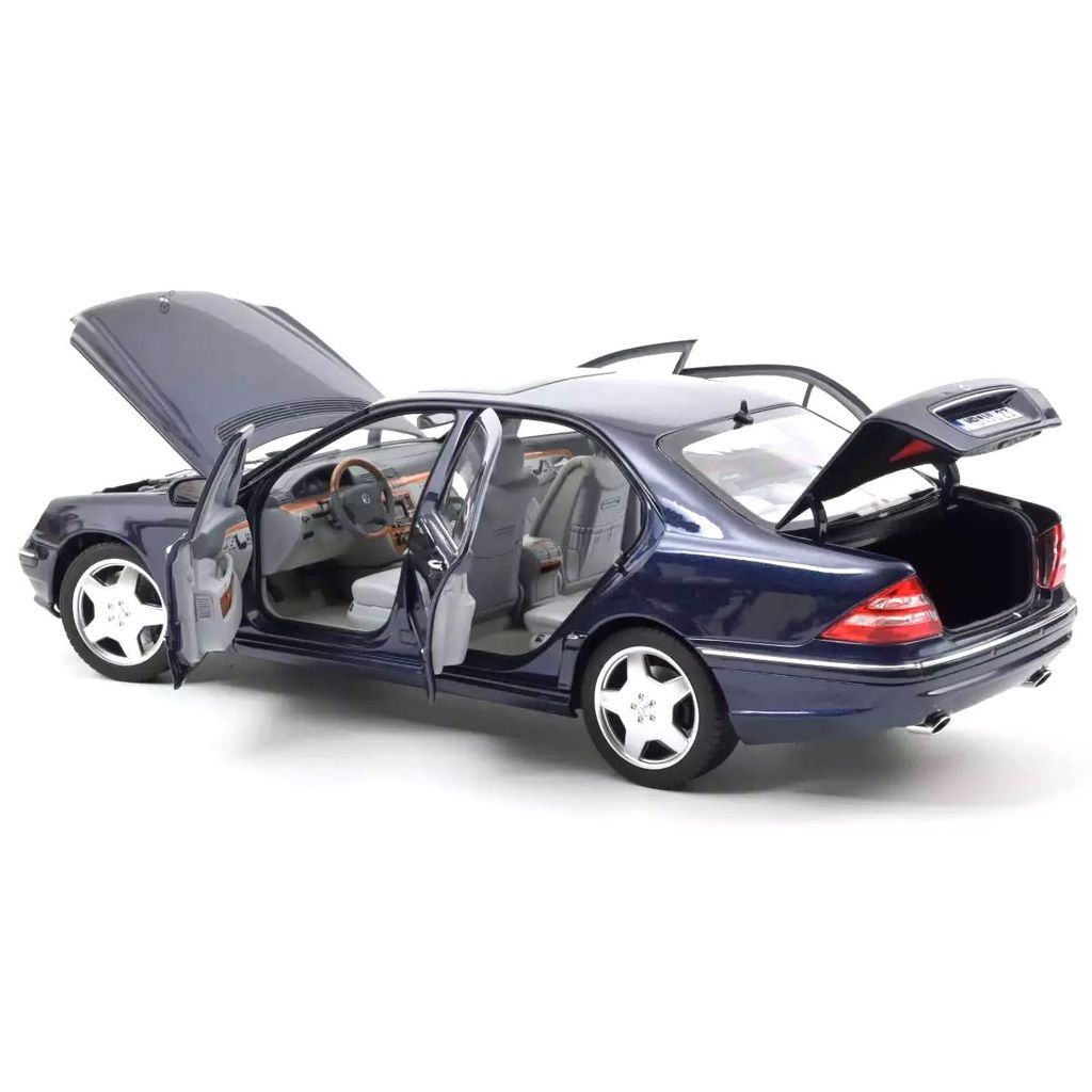 Mercedes-Benz S55 AMG 2000 blue metallic 1:18 Norev