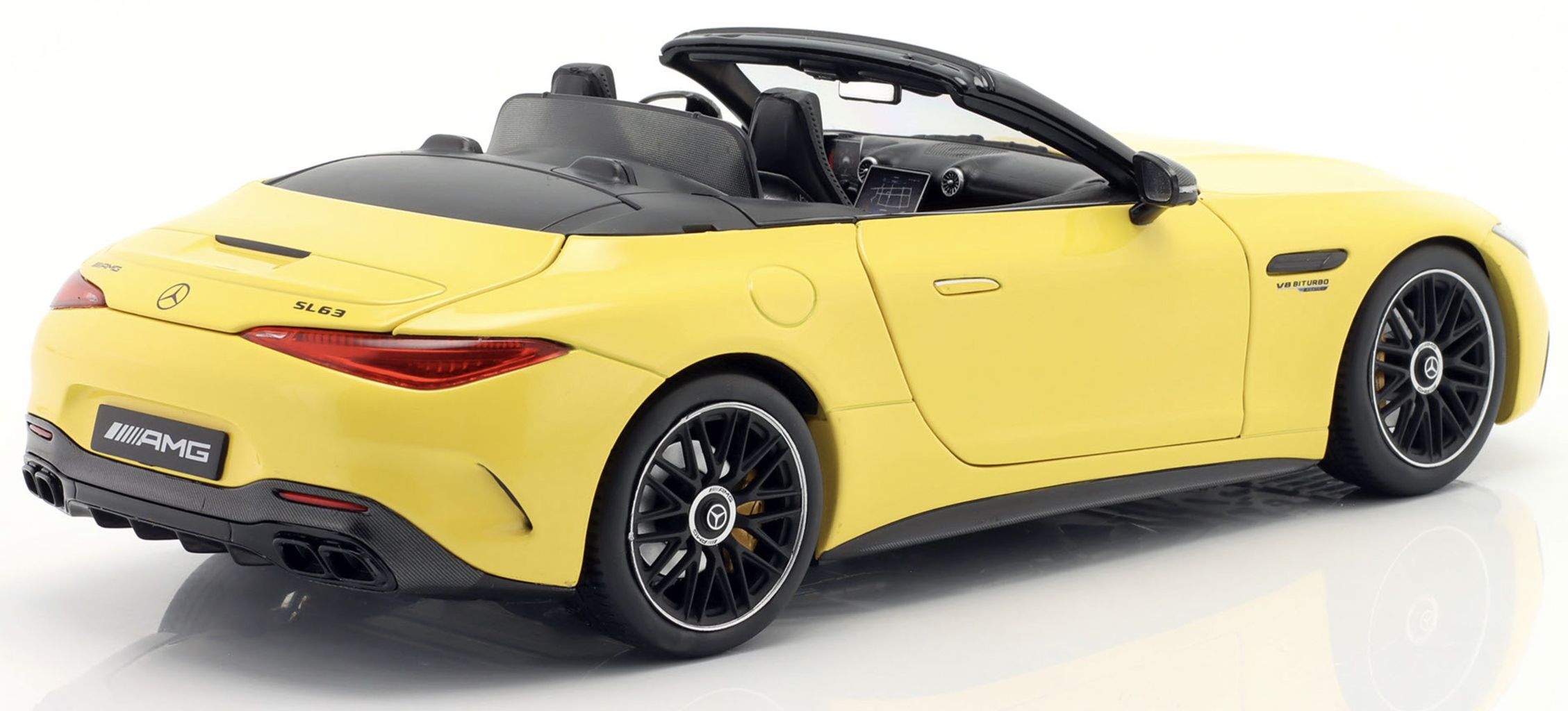 Mercedes-AMG SL 63 4Matic+ R232 sun yellow 1:18 iScale