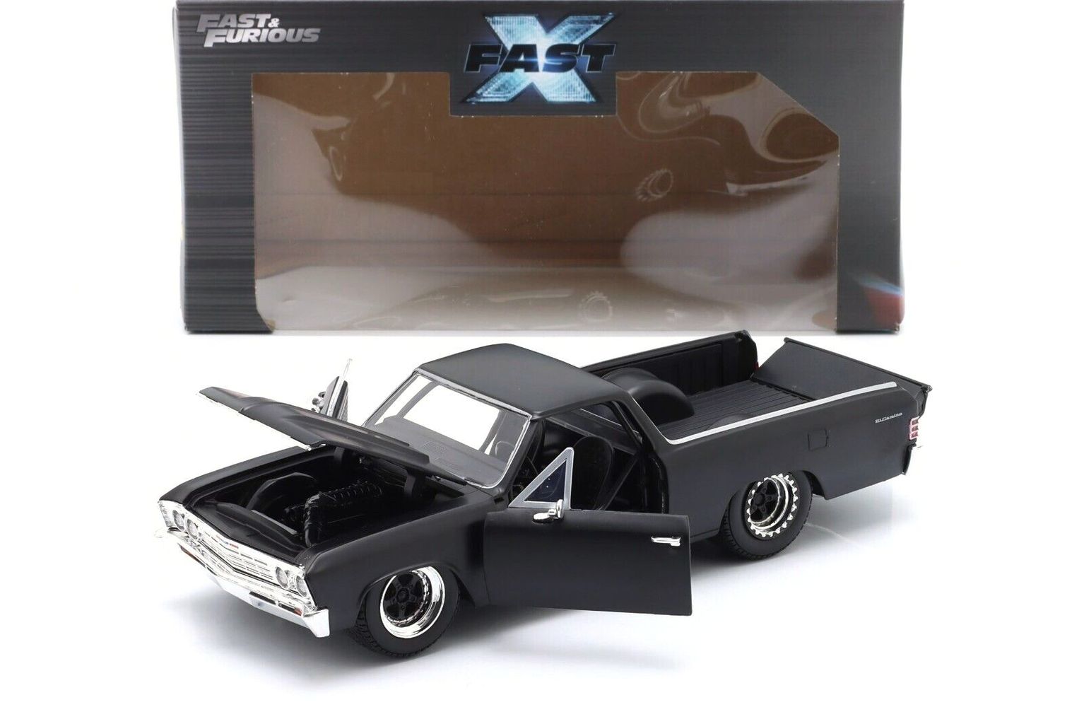 Chevrolet El Camino 1967 Fast X (Fast & Furious 10) mat black 1:24 Jada Toys