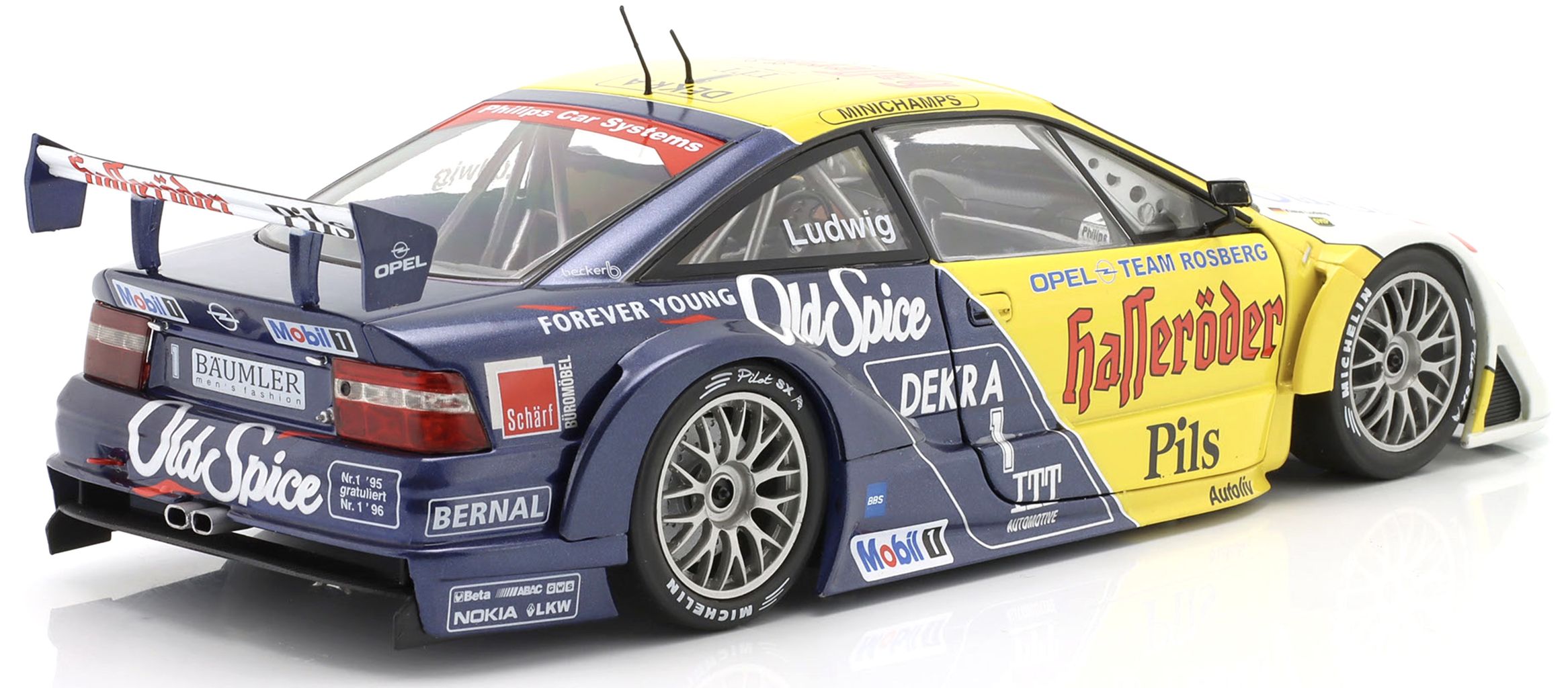 Opel Calibra V6 4x4 Team Rosberg #1 K.Ludwig DTM/ITC 1995 1:18 Werk83
