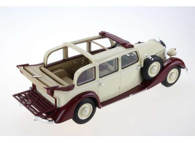 Mercedes-Benz 260D Pullman Landaulet Fully Open 1936 beige 1:18 Triple9 Collection