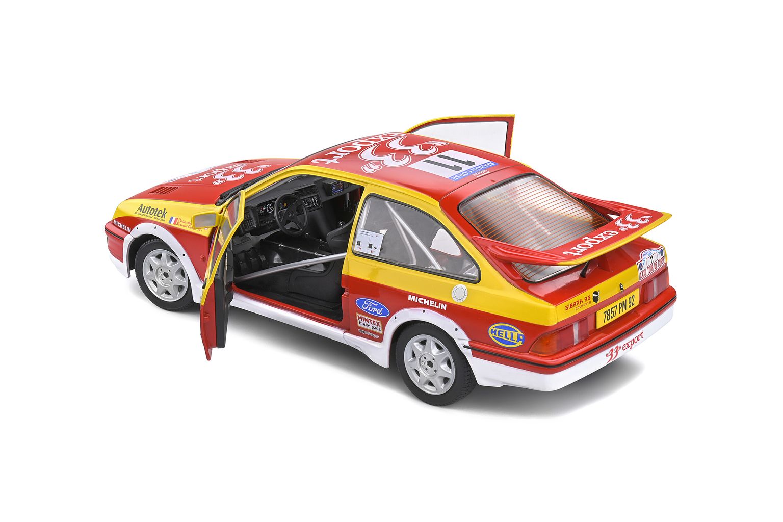 Ford Sierra Cosworth #11 Auriol/Occelli Tour de Corse 1987 1:18 Solido