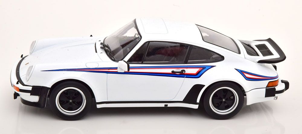 Porsche 911 930 3.0 Turbo 1976 white/Martini Livery 1:18 KK Scale