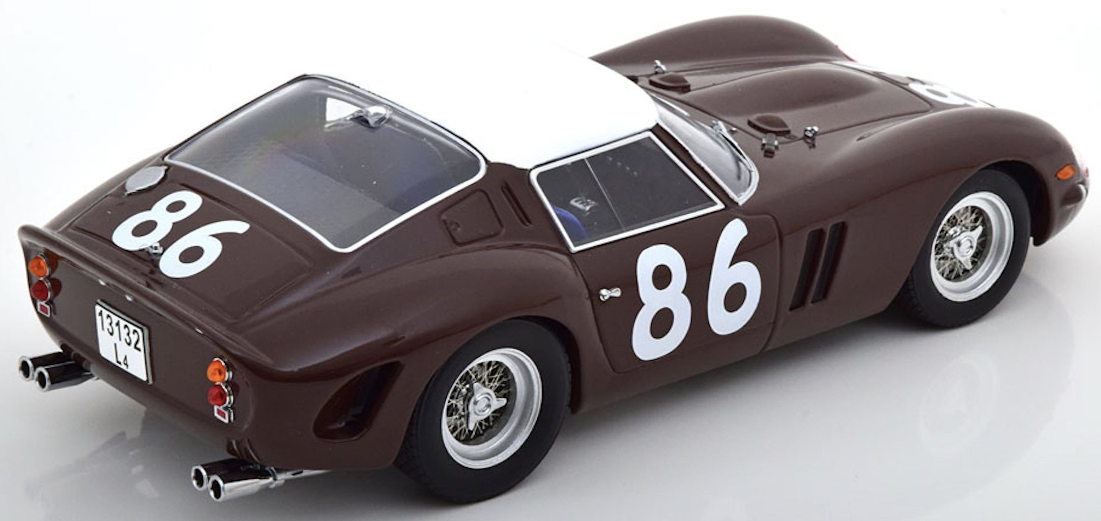 Ferrari 250 GTO Coupe #86 Ferraro/Scarlatti 4th Targa Florio 1962 1:18 KK Scale