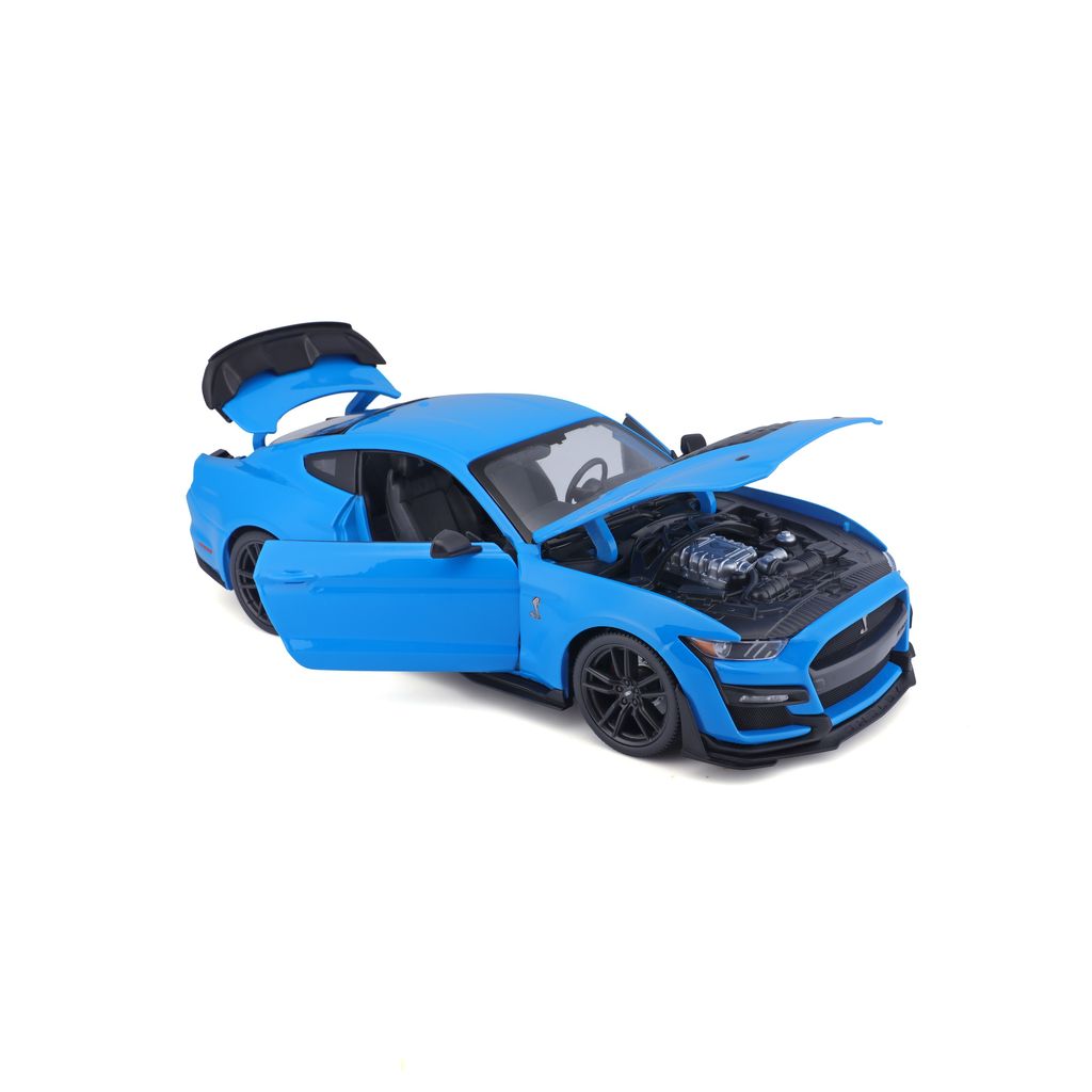 Ford Mustang Shelby GT500 2020 light blue 1:18 Maisto