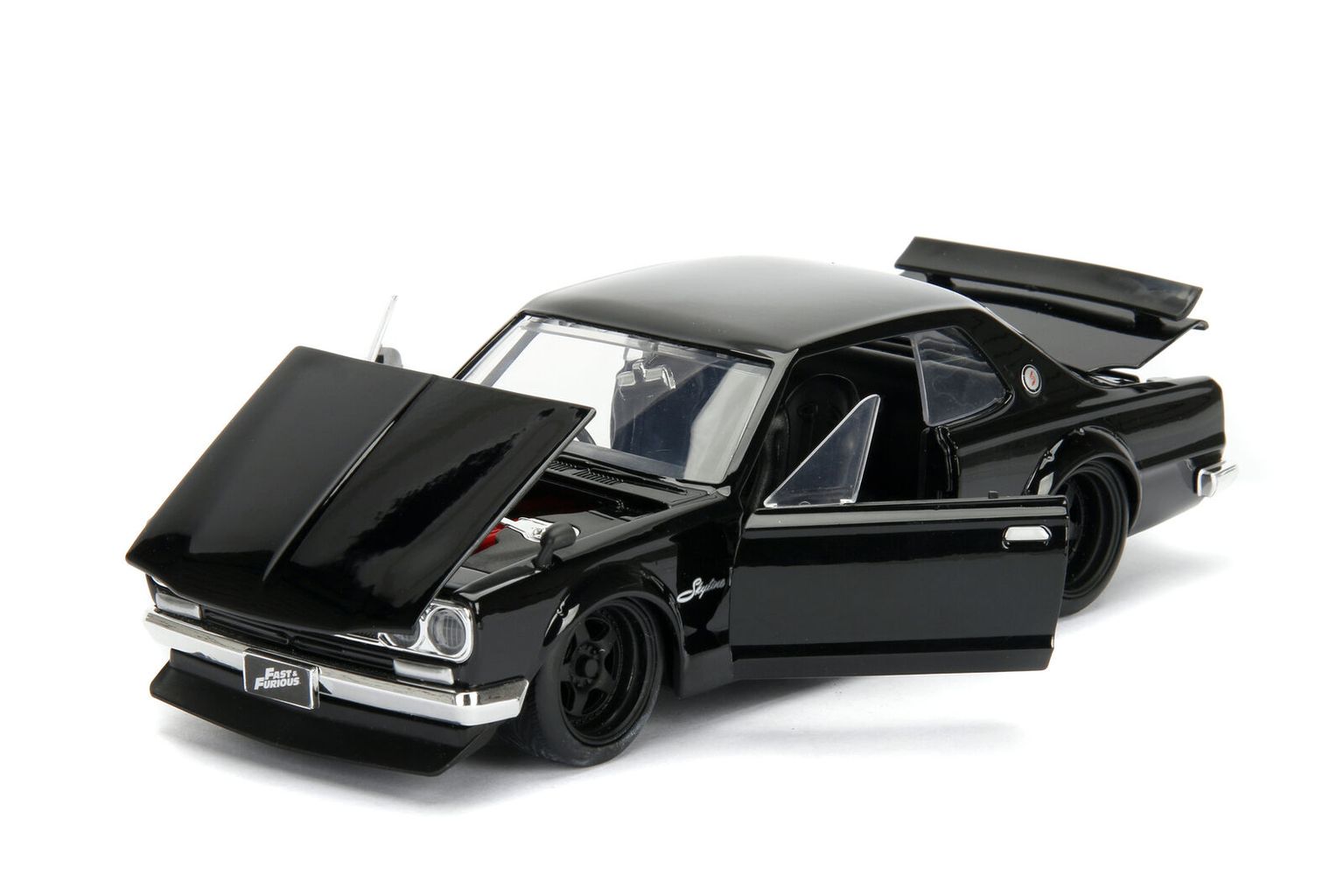 Nissan Skyline 2000 GTR Brian's Movie Fast & Furious 1971 black 1:24 Jada Toys