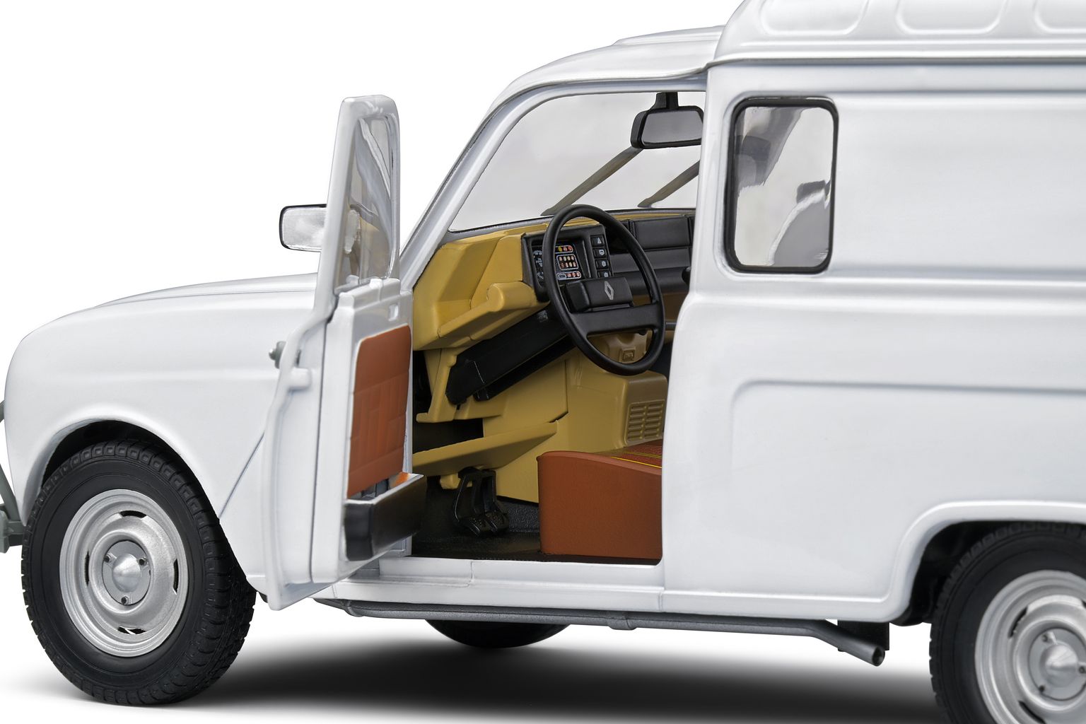 Renault R4L F4 Van 1975 white 1:18 Solido