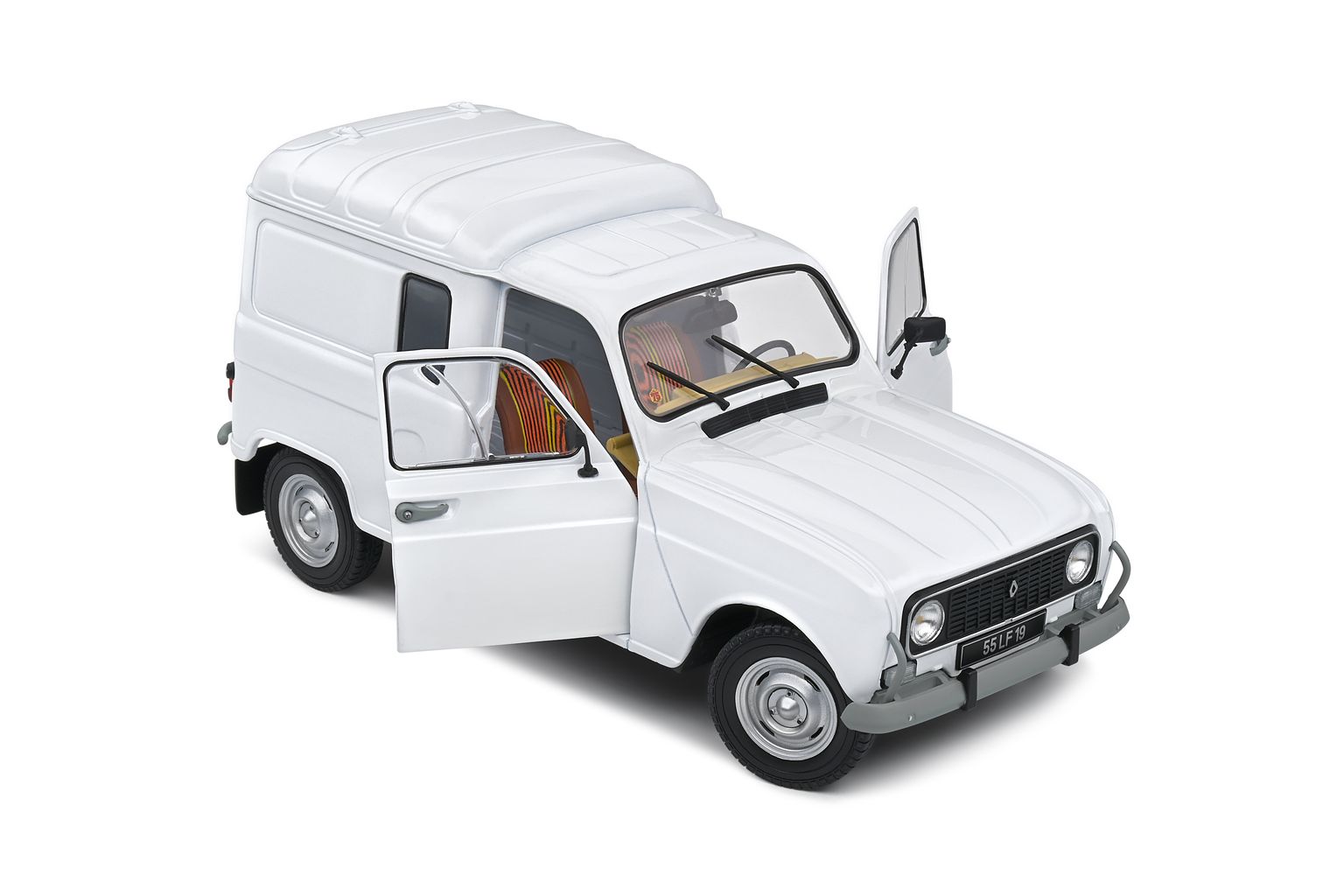 Renault R4L F4 Van 1975 white 1:18 Solido