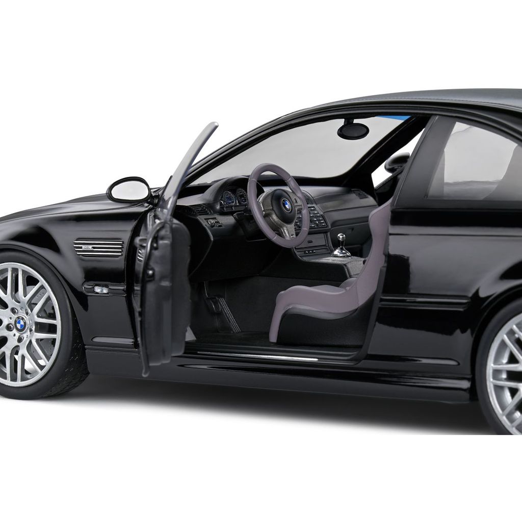 BMW M3 CSL E46 2003 black 1:18 Solido