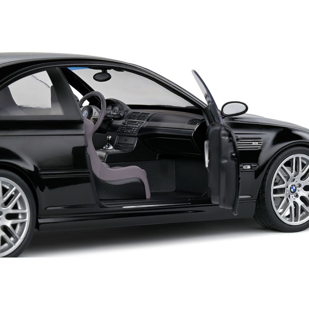 BMW M3 CSL E46 2003 black 1:18 Solido