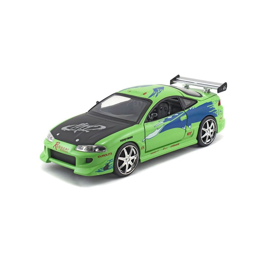 Mitsubishi Eclipse *Fast and Furious* 1995 green 1:24 Jada Toys