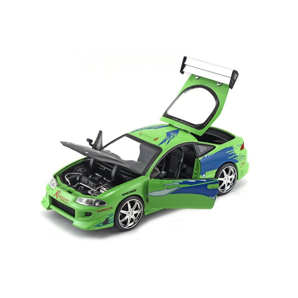 Mitsubishi Eclipse *Fast and Furious* 1995 green 1:24 Jada Toys