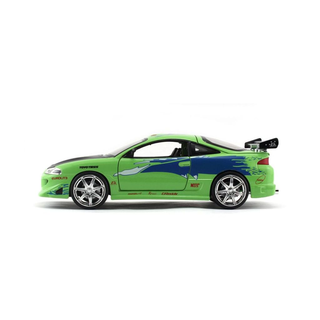 Mitsubishi Eclipse *Fast and Furious* 1995 green 1:24 Jada Toys