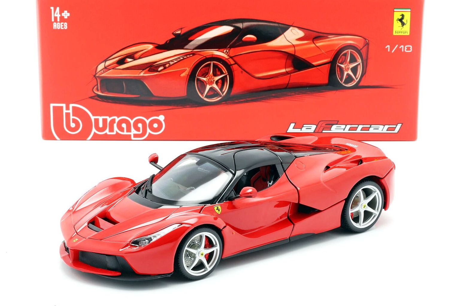 Ferrari LaFerrari red 1:18 Bburago