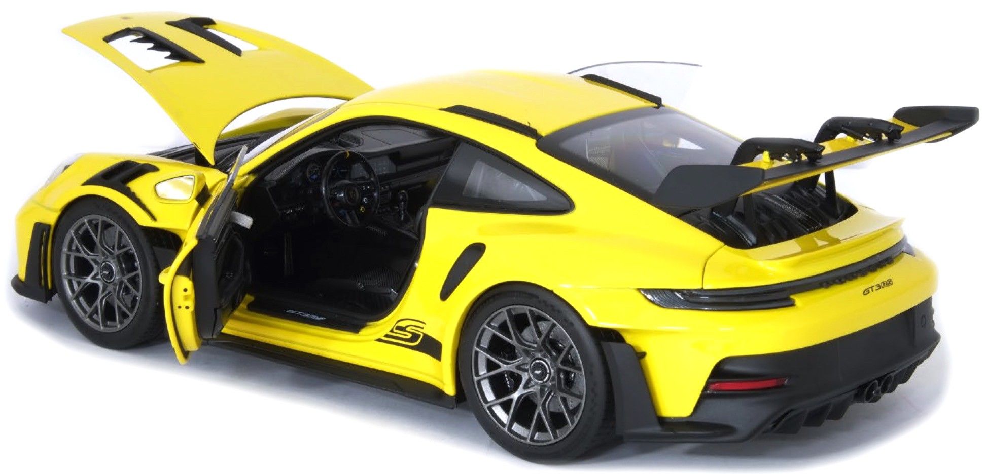 Porsche 911 GT3 RS racing yellow 1:18 Norev
