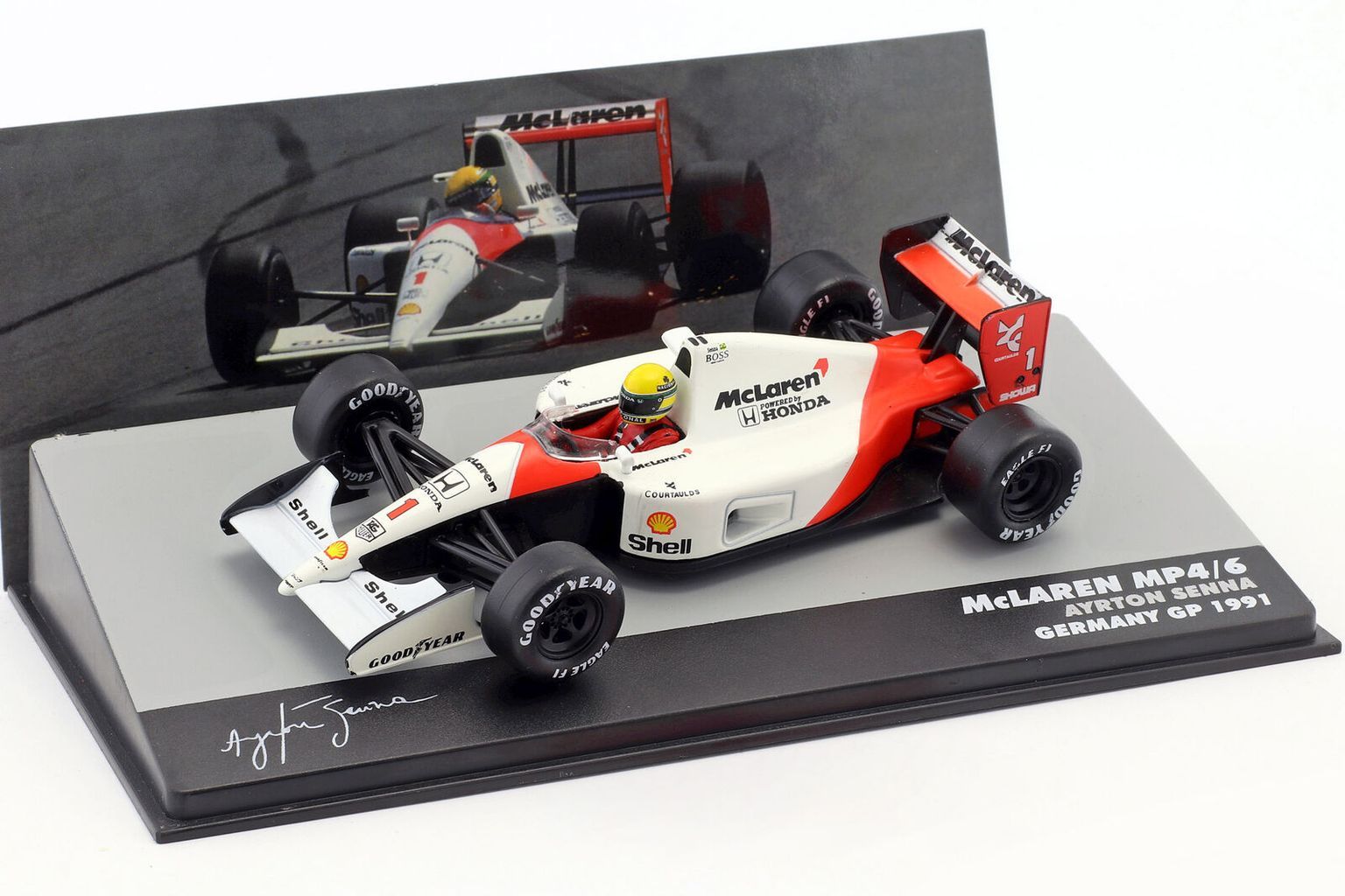 McLaren MP4/6 #1 Ayrton Senna World Champion 1991 1:43 Altaya