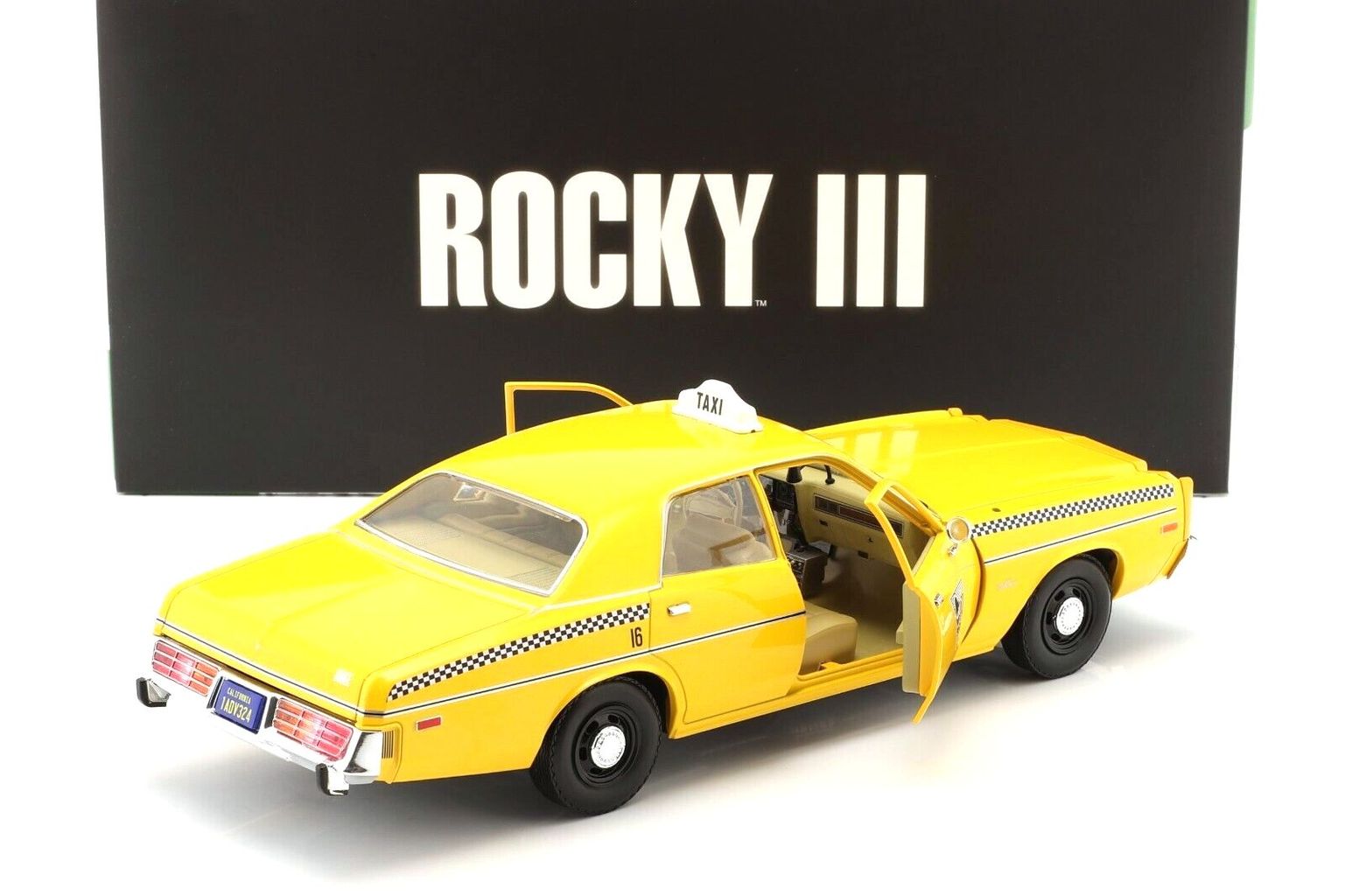 Dodge Monaco City Cab Co 1978 Rocky III 1982 1:18 Greenlight