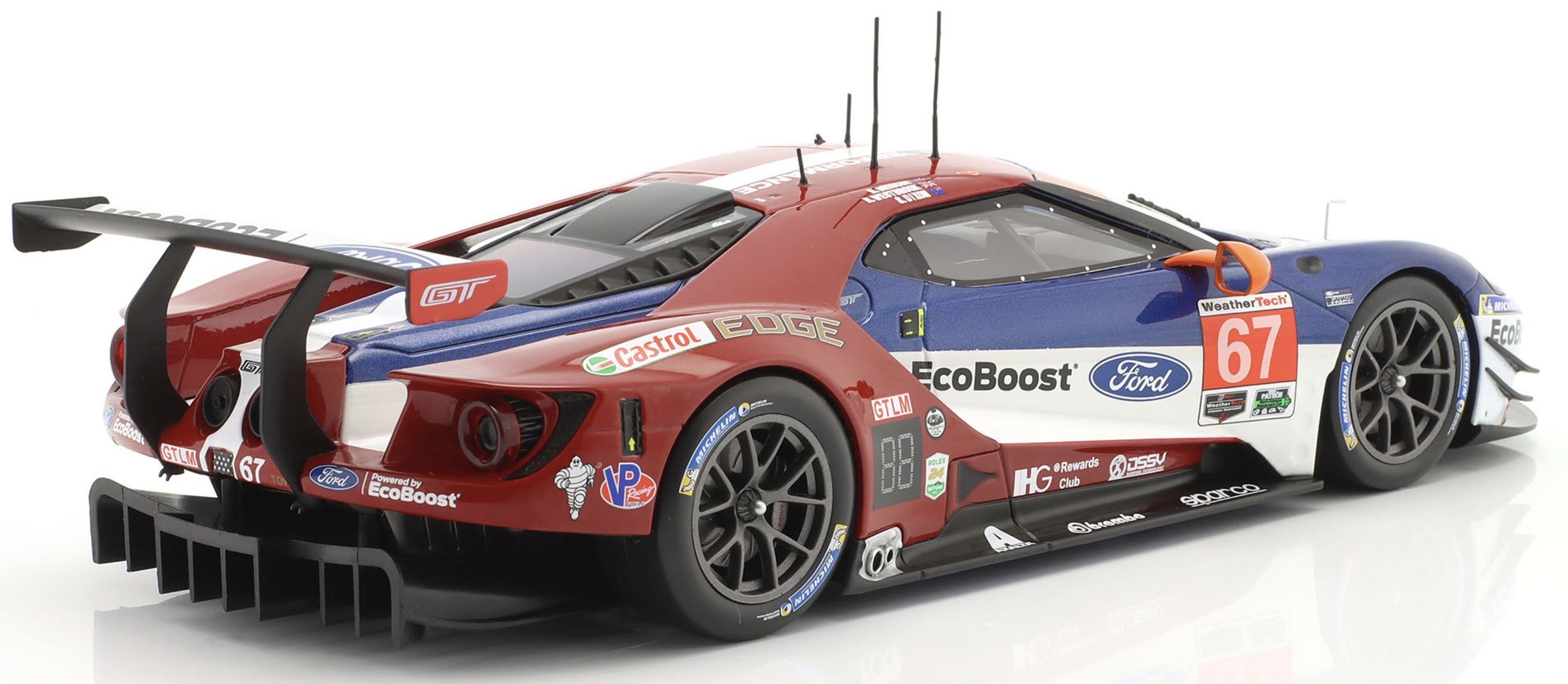 Ford GT #67 Briscoe/Dixon/Westbrook Class Winner 24H Daytona 2018 1:18 Ixo Models