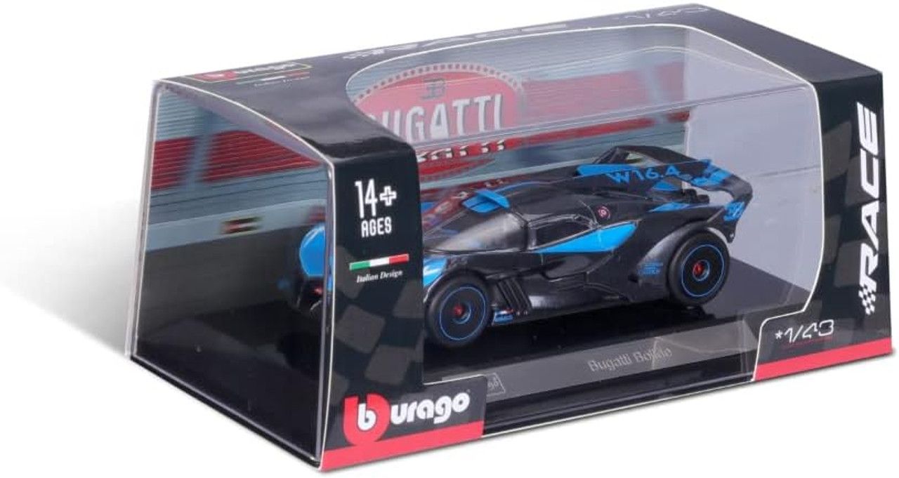 Bugatti Bolide 2020 blue 1:43 Bburago