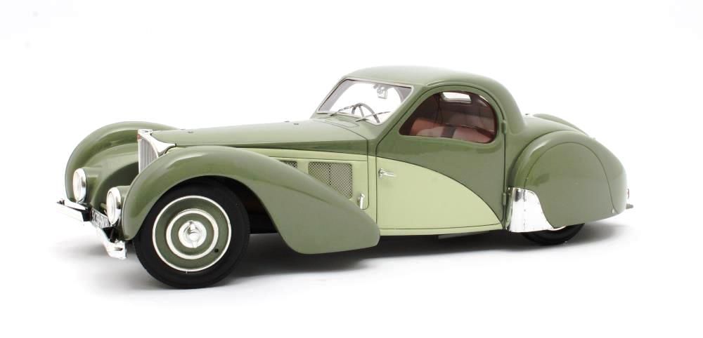 Bugatti T57C Atalante 1937 green 1:18 Matrix Scale Models