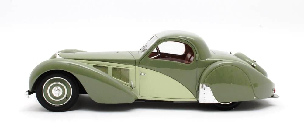 Bugatti T57C Atalante 1937 green 1:18 Matrix Scale Models