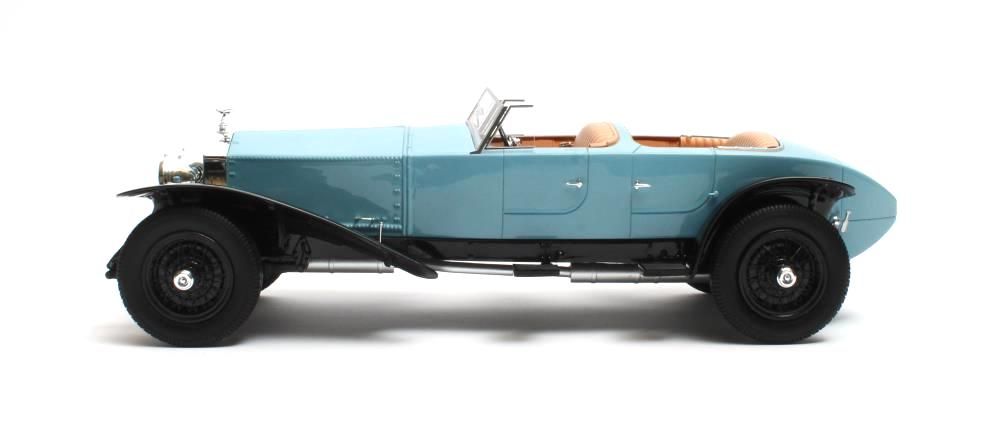 Rolls Royce Phantom Experimental Vehicle ch.10EX by Barker Cabriolet 1926 black/blue 1:18 Matrix Scale Models