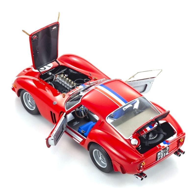 Ferrari 250 GTO 3.0L V12 Coupe Team Pierre Noblet #19 Guichet/Noblet 2nd 24H Le Mans 1962 1:18 Kyosho