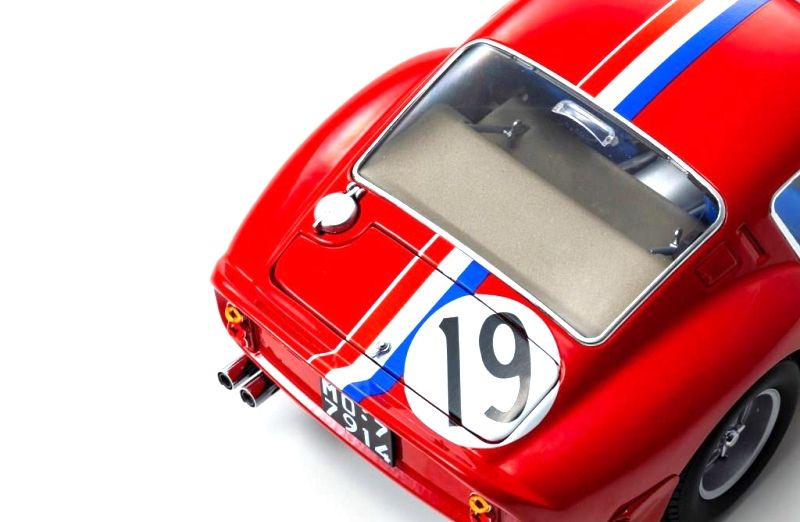 Ferrari 250 GTO 3.0L V12 Coupe Team Pierre Noblet #19 Guichet/Noblet 2nd 24H Le Mans 1962 1:18 Kyosho