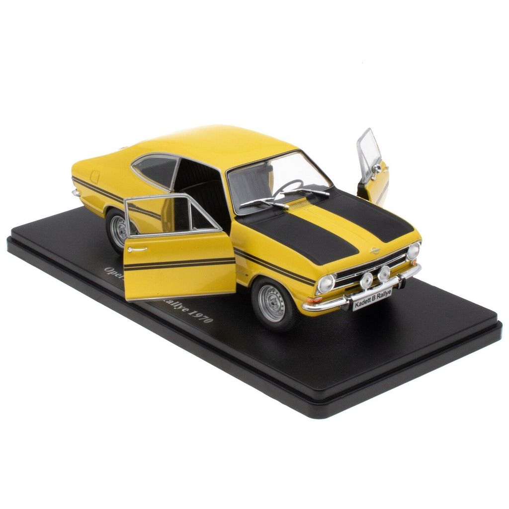 Opel Kadett B Rallye 1970 yellow black 1:24 Altaya