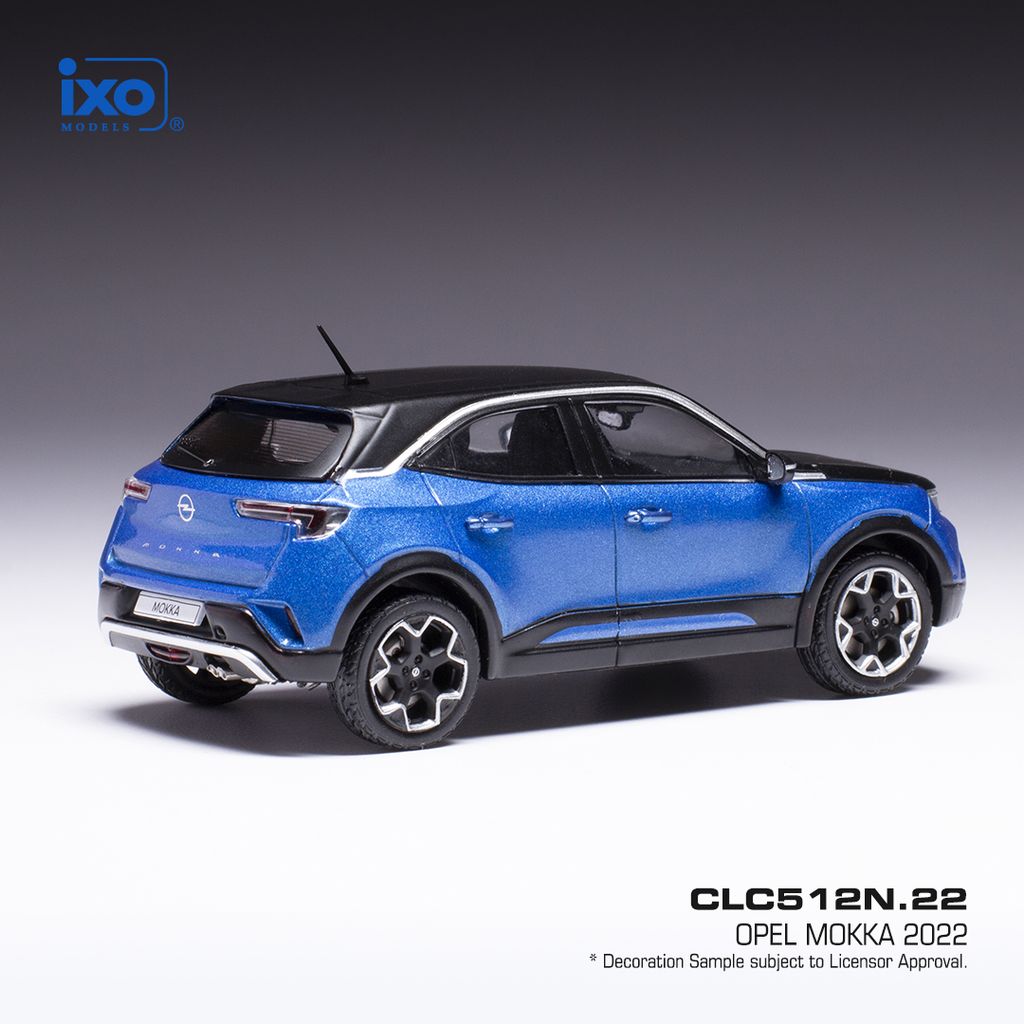 Opel Mokka-e 2020 blue metallic 1:43 Ixo Models