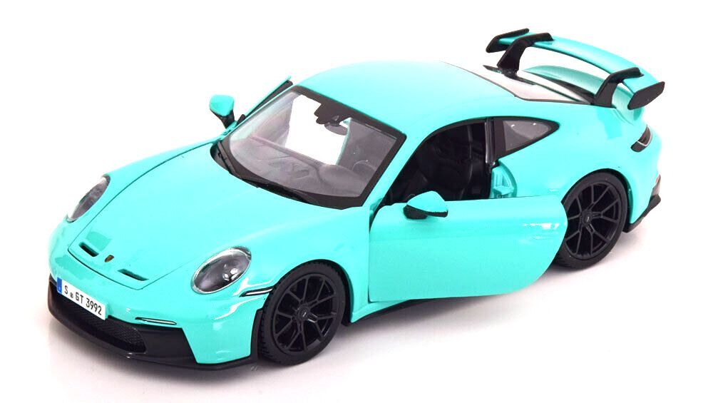 Porsche 911 (992) GT3 2021 green 1:24 Bburago