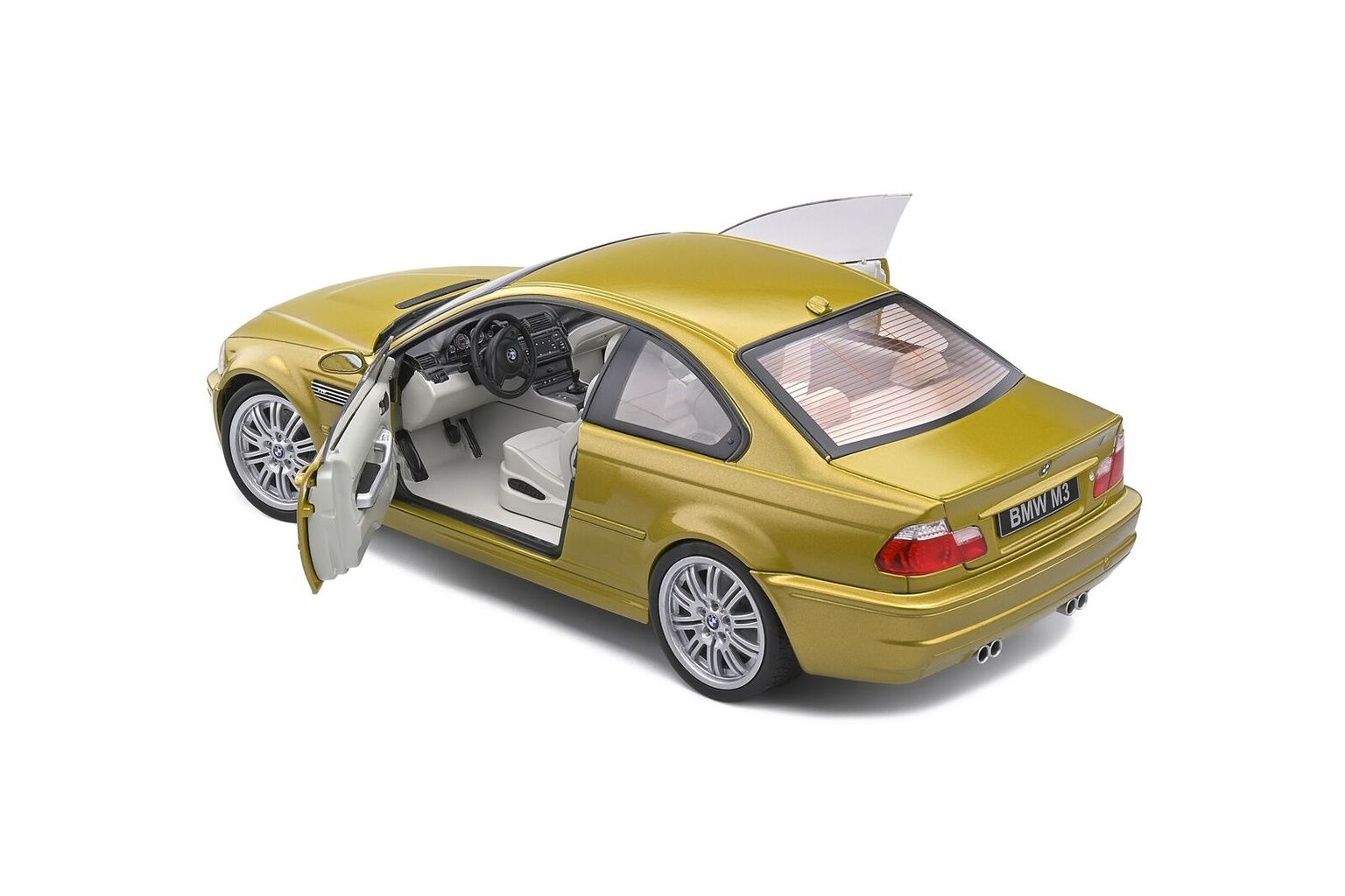 BMW M3 (E46) 2000 yellow 1:18 Solido