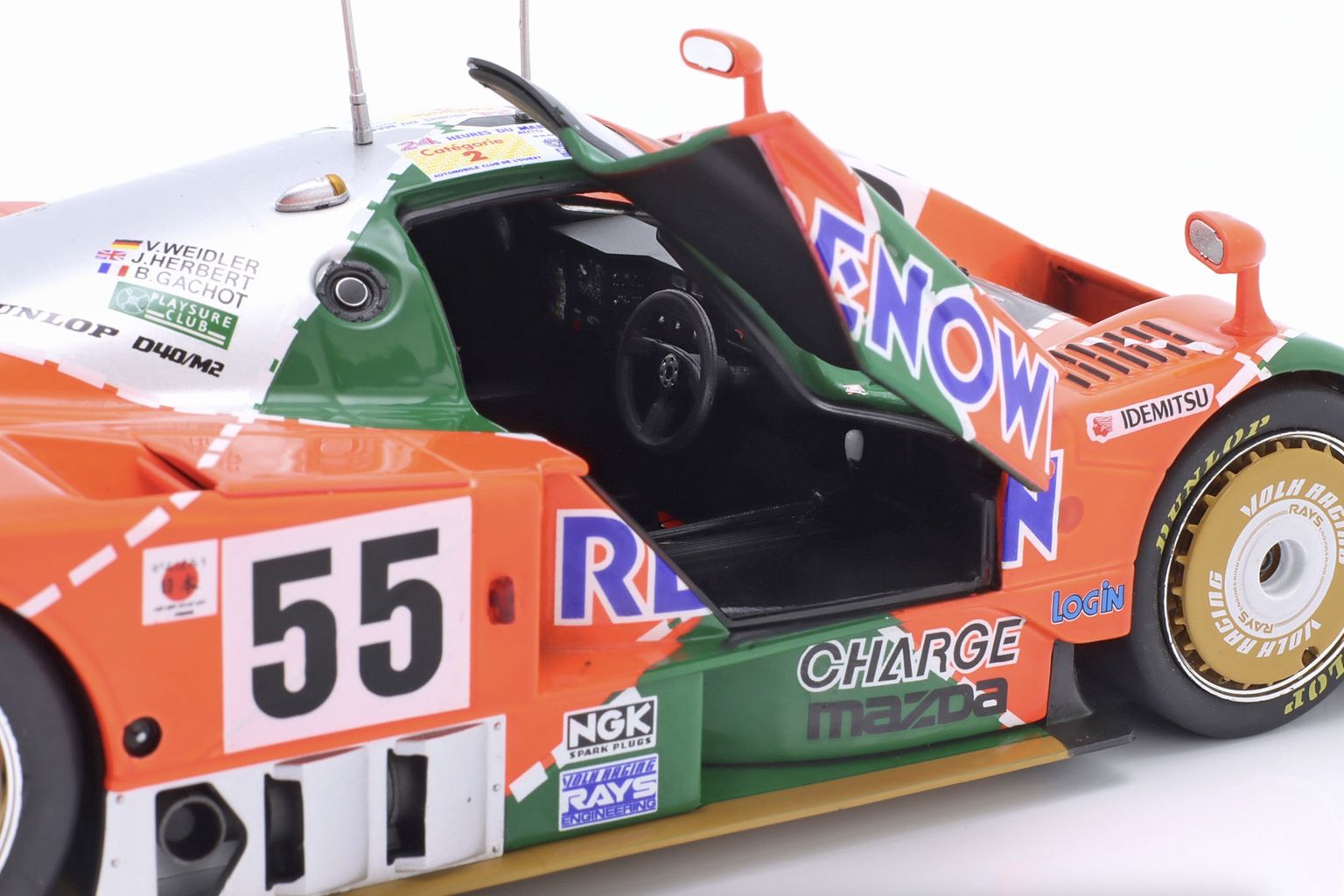 Mazda 787B 2.6L Team Mazdaspeed Co. Ltd. #55 Gachot/Herbert/Weidler Winner 24H Le Mans 1991 1:18 Werk83