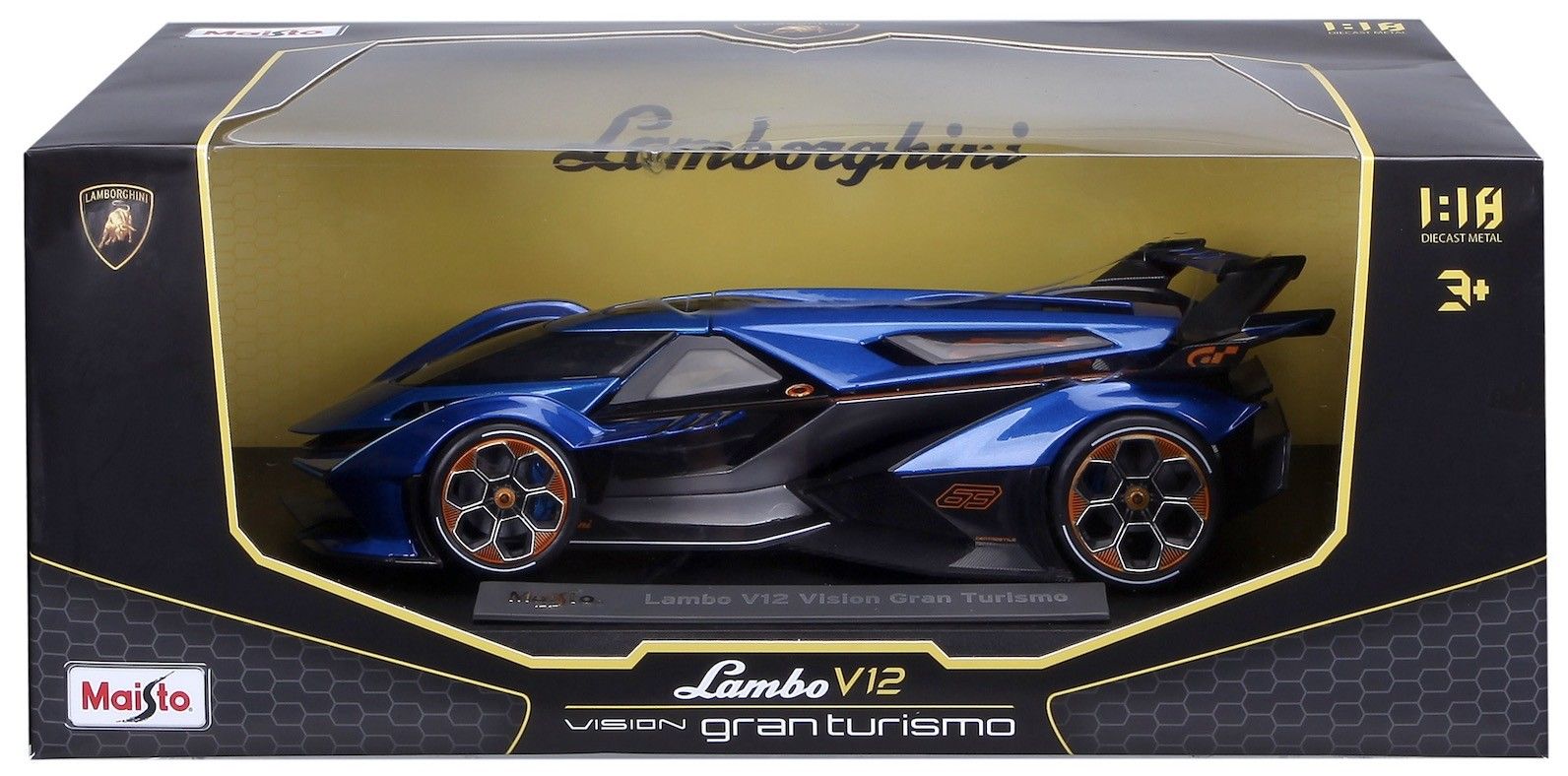 Lamborghini V12 Vision GT 2020 blue 1:18 Maisto