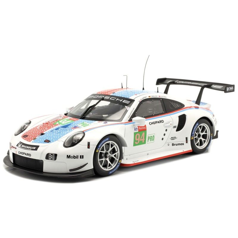 Porsche 911 (991) RSR #94 S.Muller-M.Jaminet-D.Olsen 24h LeMans 2019 1:18 Ixo Models
