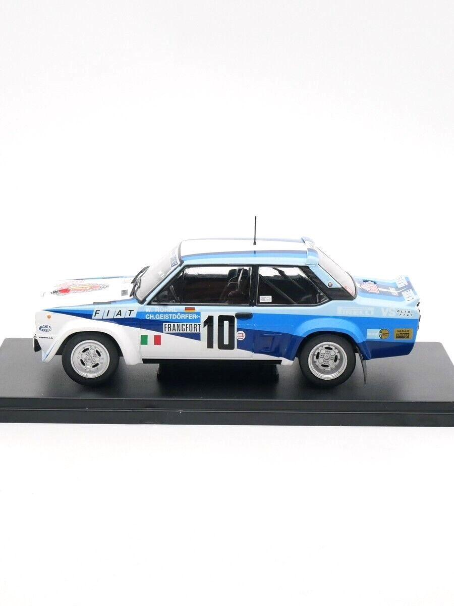 Fiat 131 Abarth #10 Röhrl, Geistdörfer Winner Rallye Monte Carlo 1980 1:24 Hachette