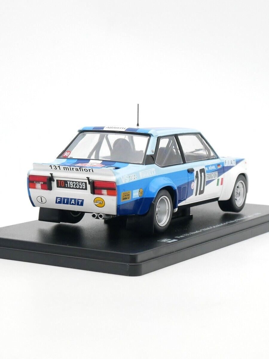 Fiat 131 Abarth #10 Röhrl, Geistdörfer Winner Rallye Monte Carlo 1980 1:24 Hachette