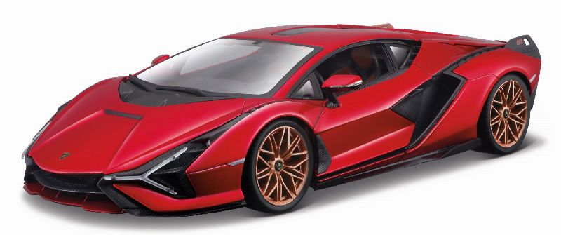 Lamborghini Sian FKP 37 2019 red / black 1:24 Bburago