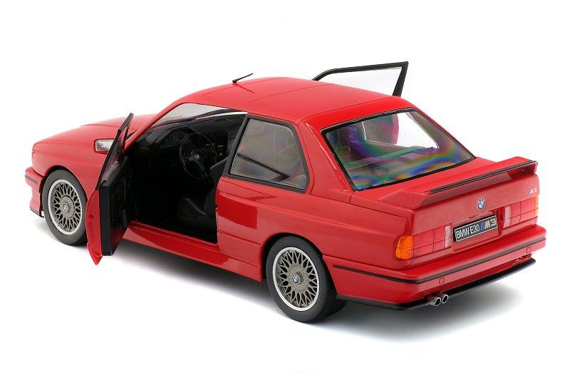 BMW M3 E30 Sport Evo 1990 red 1:18 Solido
