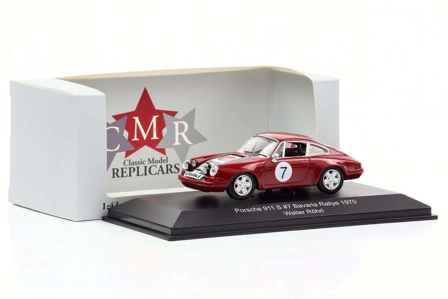 Porsche 911 S #7 W.Rohrl Rally Bavaria 1970 1:43 CMR