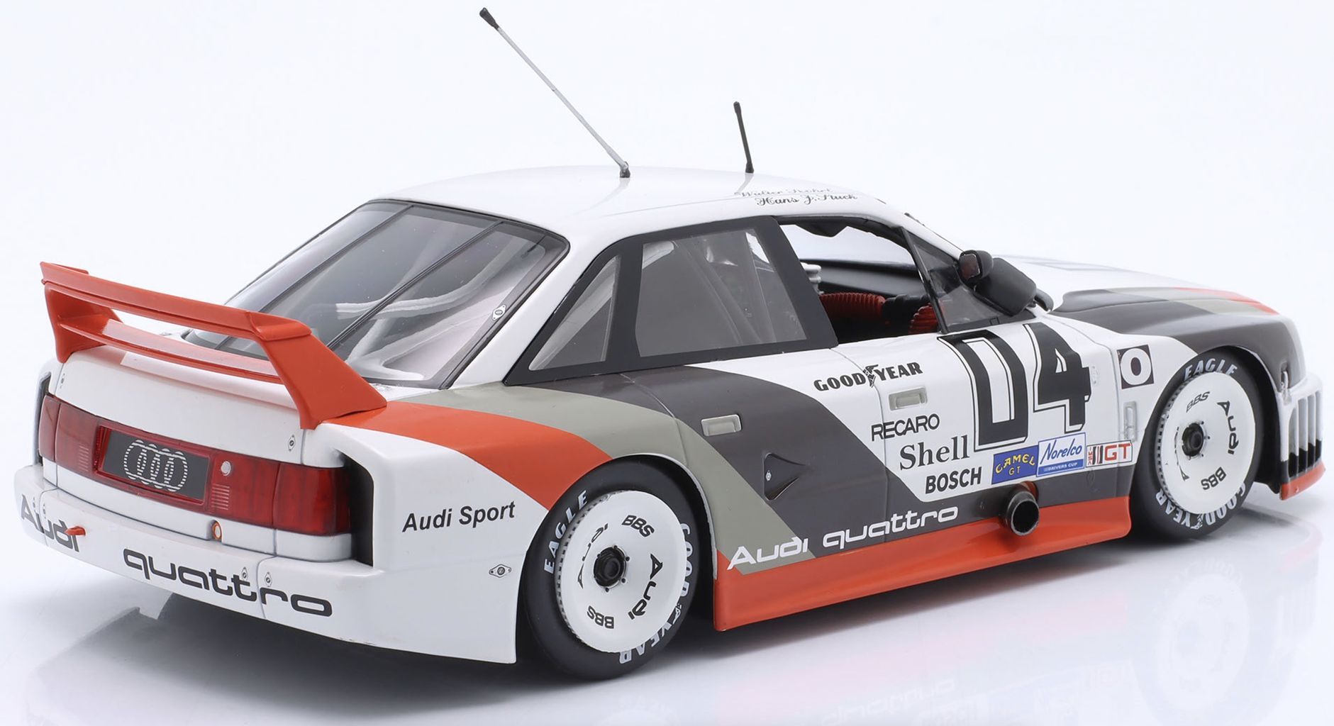 Audi Quattro Team Audi Sport #4 Stuck/Rohrl Miller High Life 500km IMSA 1989 1:18 Werk83
