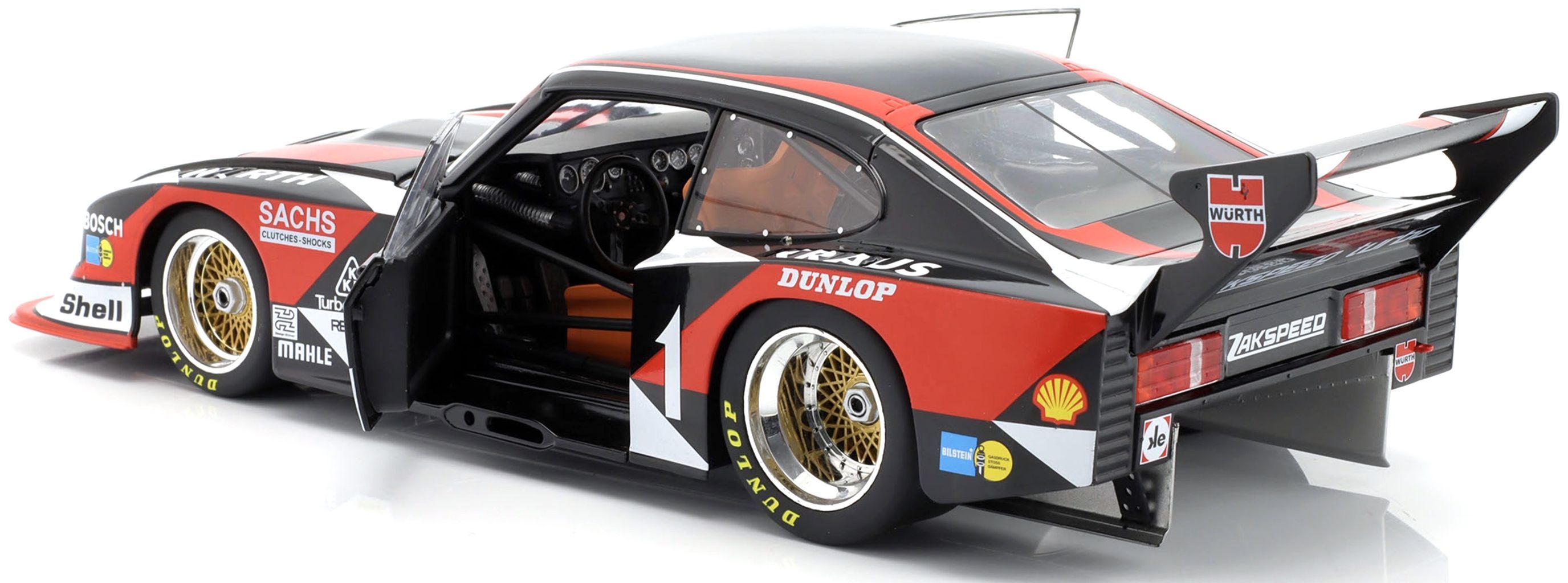 Ford England Capri Turbo Gr.5 ZAKSPEED #1 Klaus Ludwig DRM 1980 1:18 Werk83