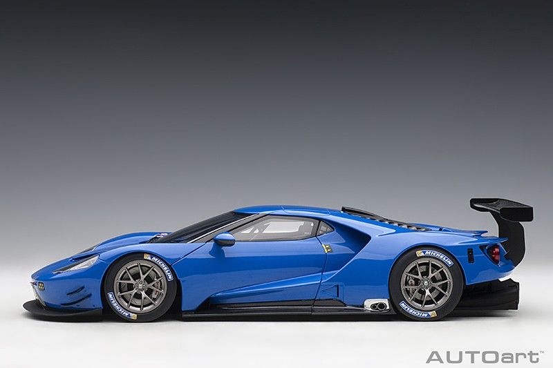 Ford USA GT Le Mans Plain Body Version 2019 blue 1:18 AUTOart
