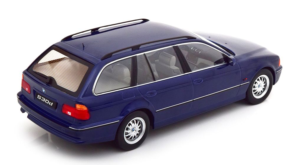 BMW 5-Series 530d E39 Touring SW Station Wagon 1997 blue metallic 1:18 KK Scale