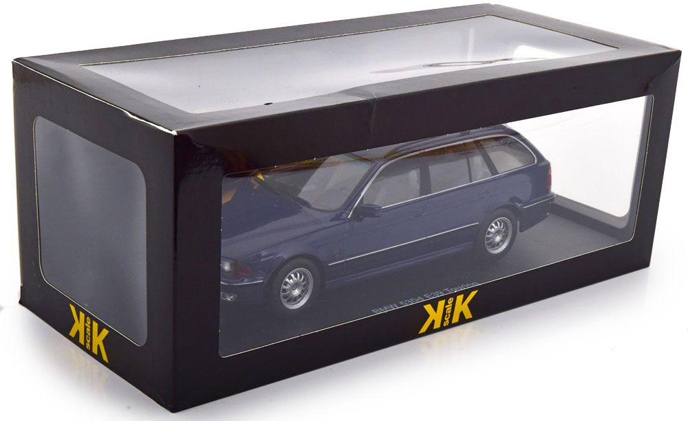 BMW 5-Series 530d E39 Touring SW Station Wagon 1997 blue metallic 1:18 KK Scale