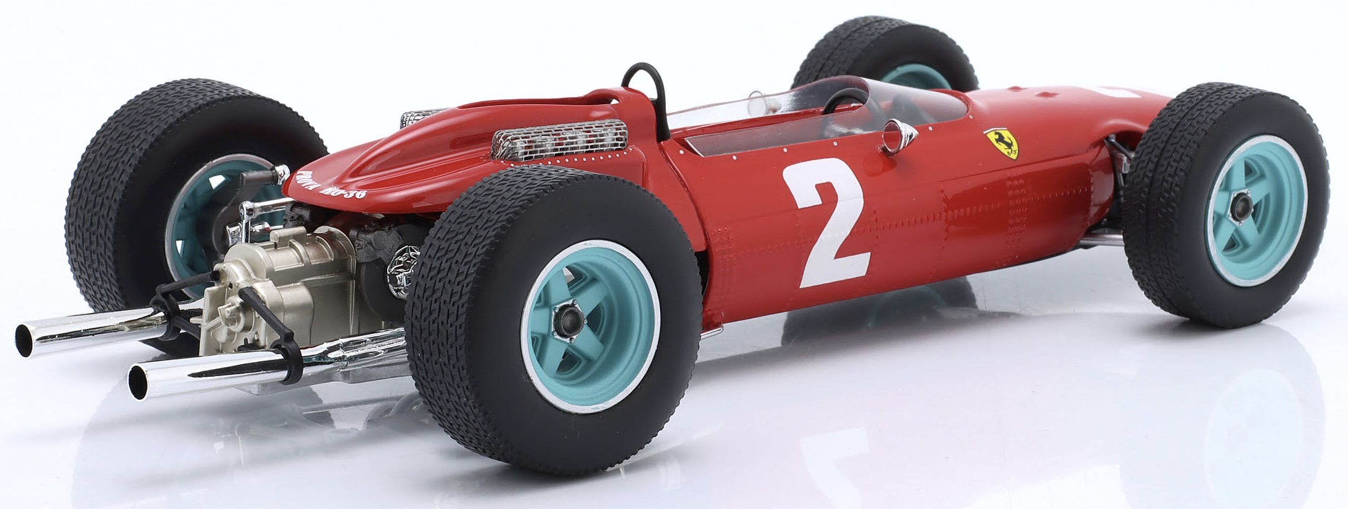 Ferrari F1 158 Team Scuderia Ferrari #2 J.Surtees World Champion Winner Monza Italy GP 1964 1:18 Werk83