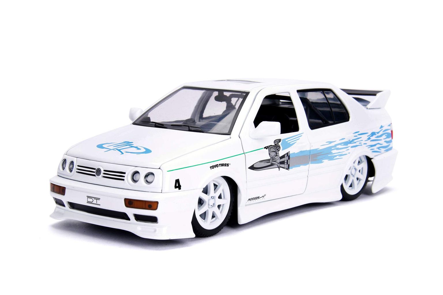 Volkswagen Jetta A3 Jesse's Fast & Furious 1995 white 1:24 Jada Toys